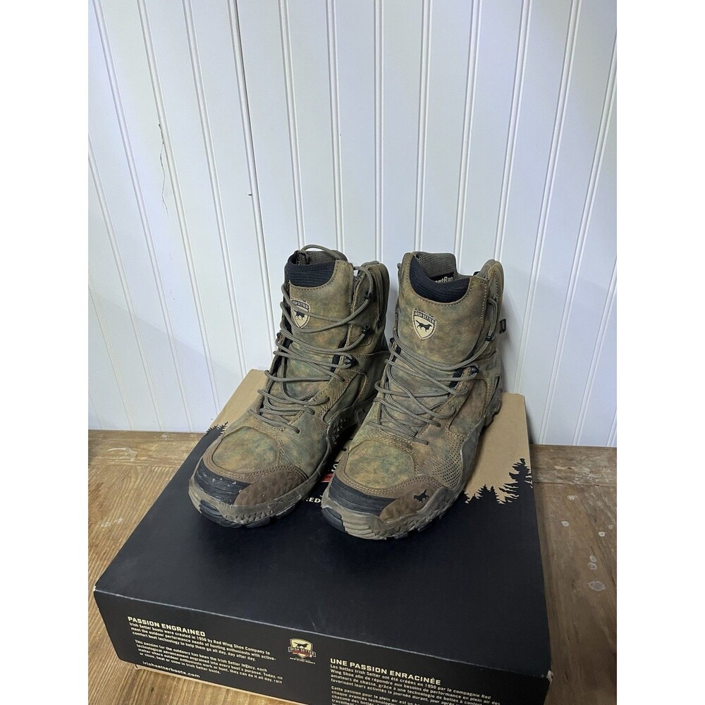 Irish Setter Vaprtrek 8" Waterproof Leather Camo Hunting Boot (A2815) Size 13